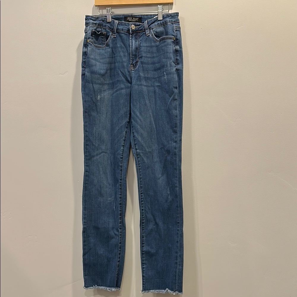 Judy Blue Women's Skinny Jeans - Medium Blue Wash